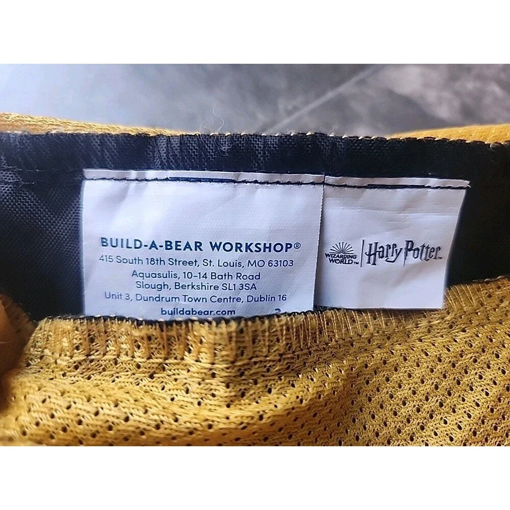 Wizarding World of Harry Potter Build a Bear Workshop Toy Bear Carrier Backpack